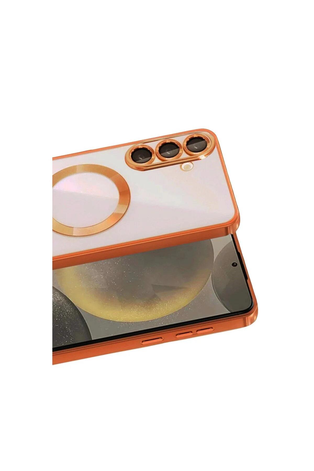 Samsung Galaxy A57 5g Kross Magneticsafe Kapak - Turuncu