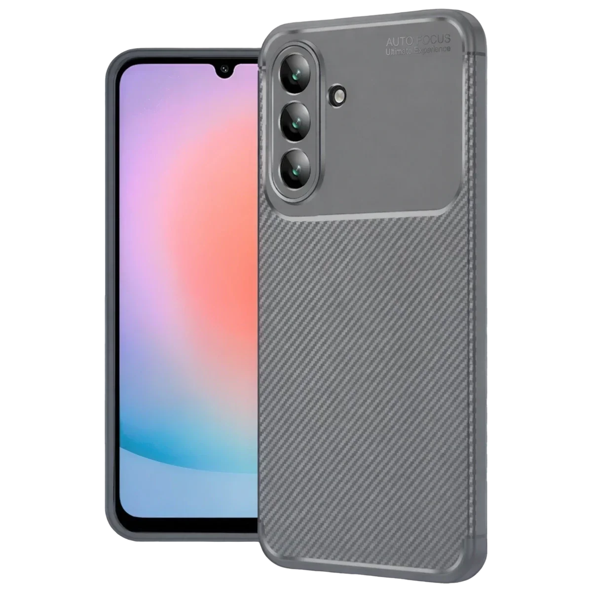 Samsung Galaxy A57 5G Auto Focus Karbon Kapak - Gri