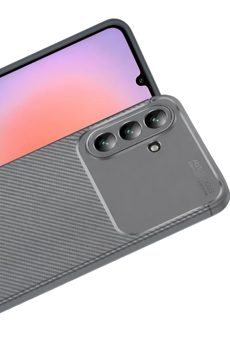 Samsung Galaxy A57 5G Auto Focus Karbon Kapak - Gri