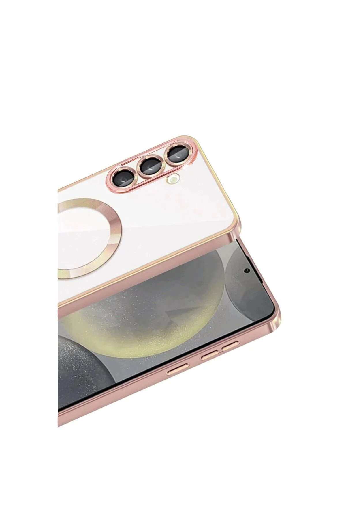 Samsung Galaxy A57 5g Kross Magneticsafe Kapak - Rose Samsung Galaxy A57 5g Kross Magneticsafe Kapak - Rose
