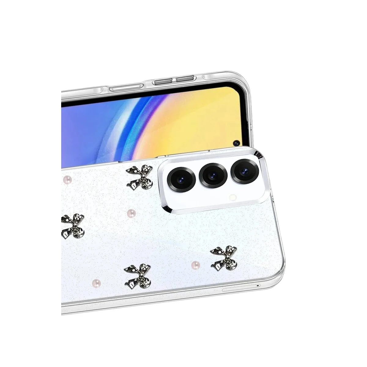 Samsung Galaxy A57 5g Fiyonk Desenli Kapak - Desen 8 Samsung Galaxy A57 5g Fiyonk Desenli Kapak - Desen 8