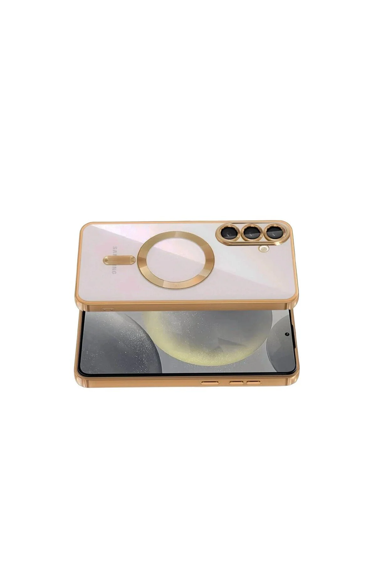 Samsung Galaxy A57 5g Kross Magneticsafe Kapak - Çöl Titanyum