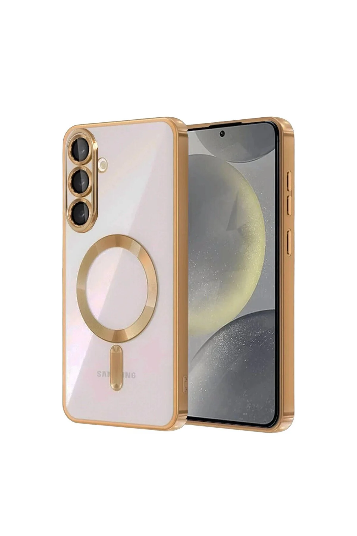 Samsung Galaxy A57 5g Kross Magneticsafe Kapak - Çöl Titanyum