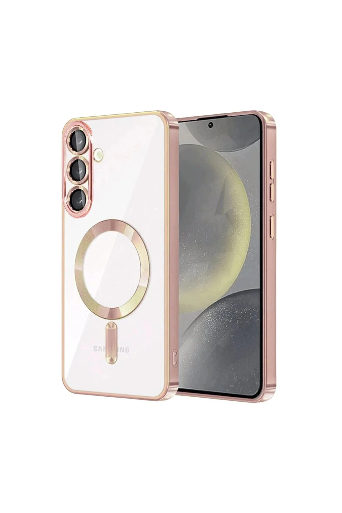 Samsung Galaxy A57 5g Kross Magneticsafe Kapak - Rose Samsung Galaxy A57 5g Kross Magneticsafe Kapak - Rose