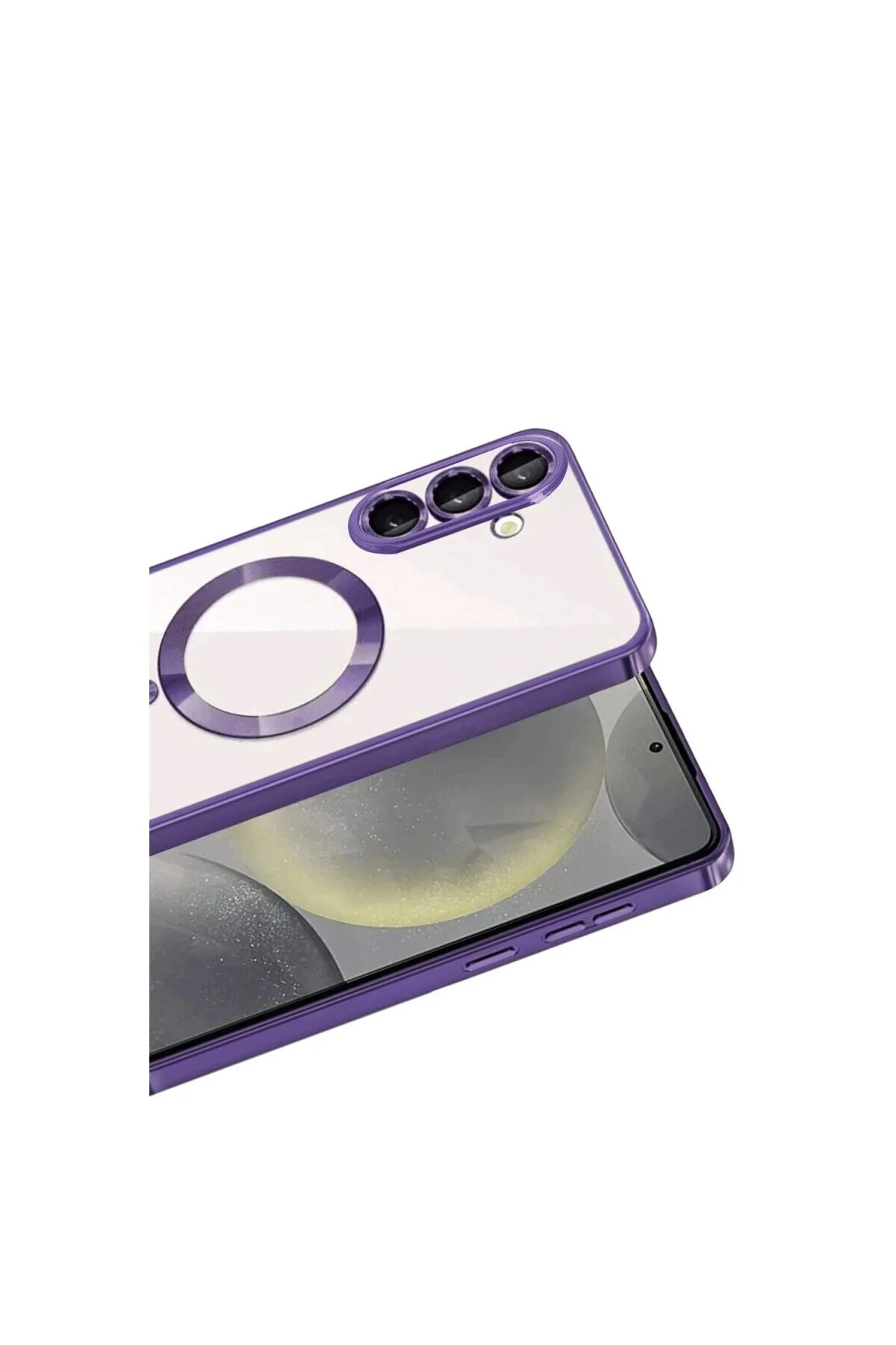 Samsung Galaxy A57 5g Kross Magneticsafe Kapak - Mor Samsung Galaxy A57 5g Kross Magneticsafe Kapak - Mor