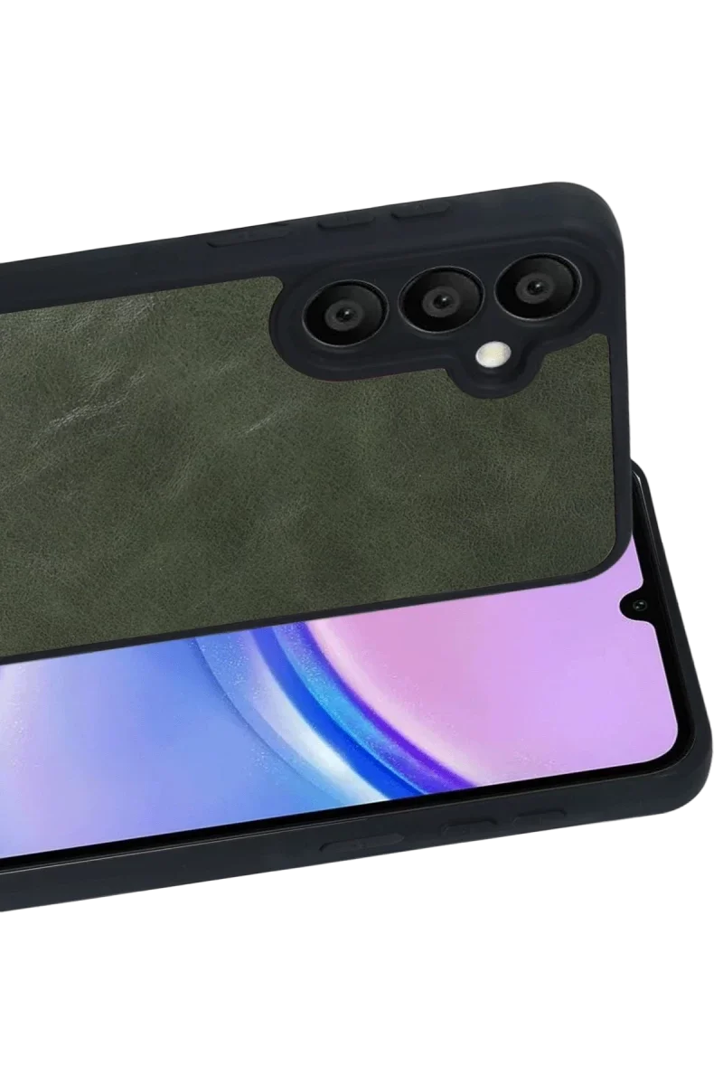 Samsung Galaxy A57 5G Aras Deri Kapak - Yeşil