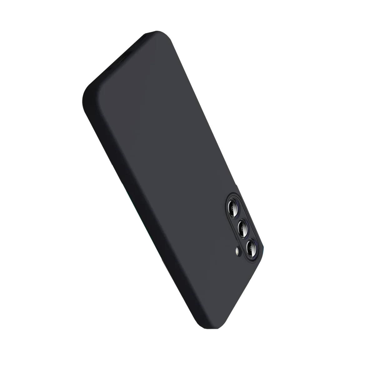 Samsung Galaxy A57 5G Nano içi Kadife Silikon - Siyah