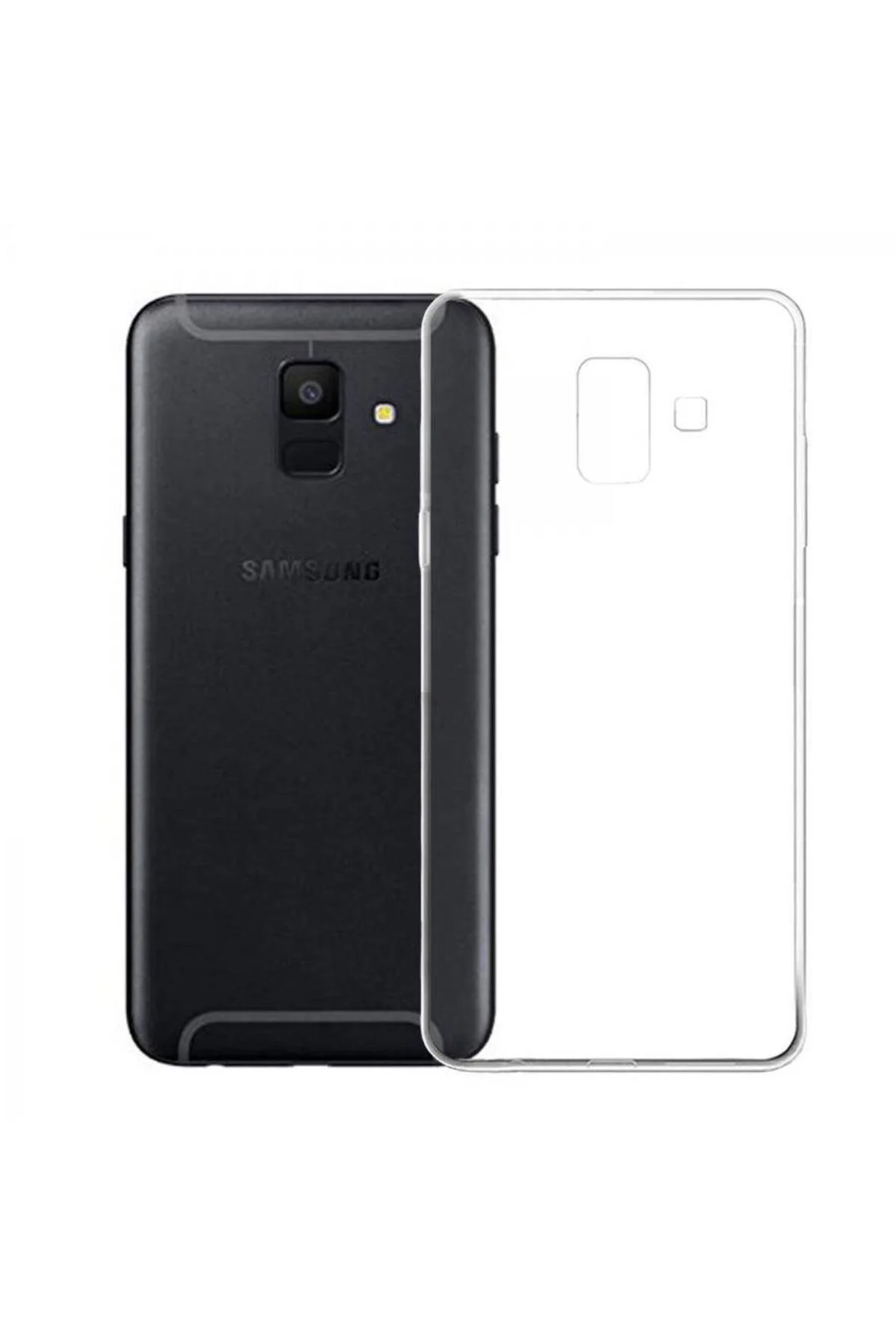 Samsung Galaxy A6 2.0 MM Korumalı Silikon Kılıf Şeffaf