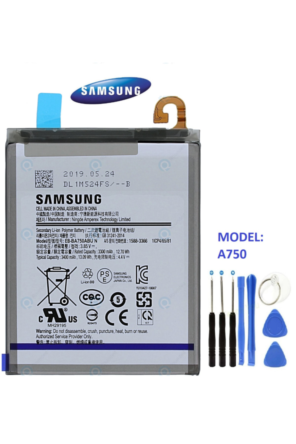 Axya Samsung Galaxy A7 2018 Sm-A750f Batarya Eb-Ba750abu