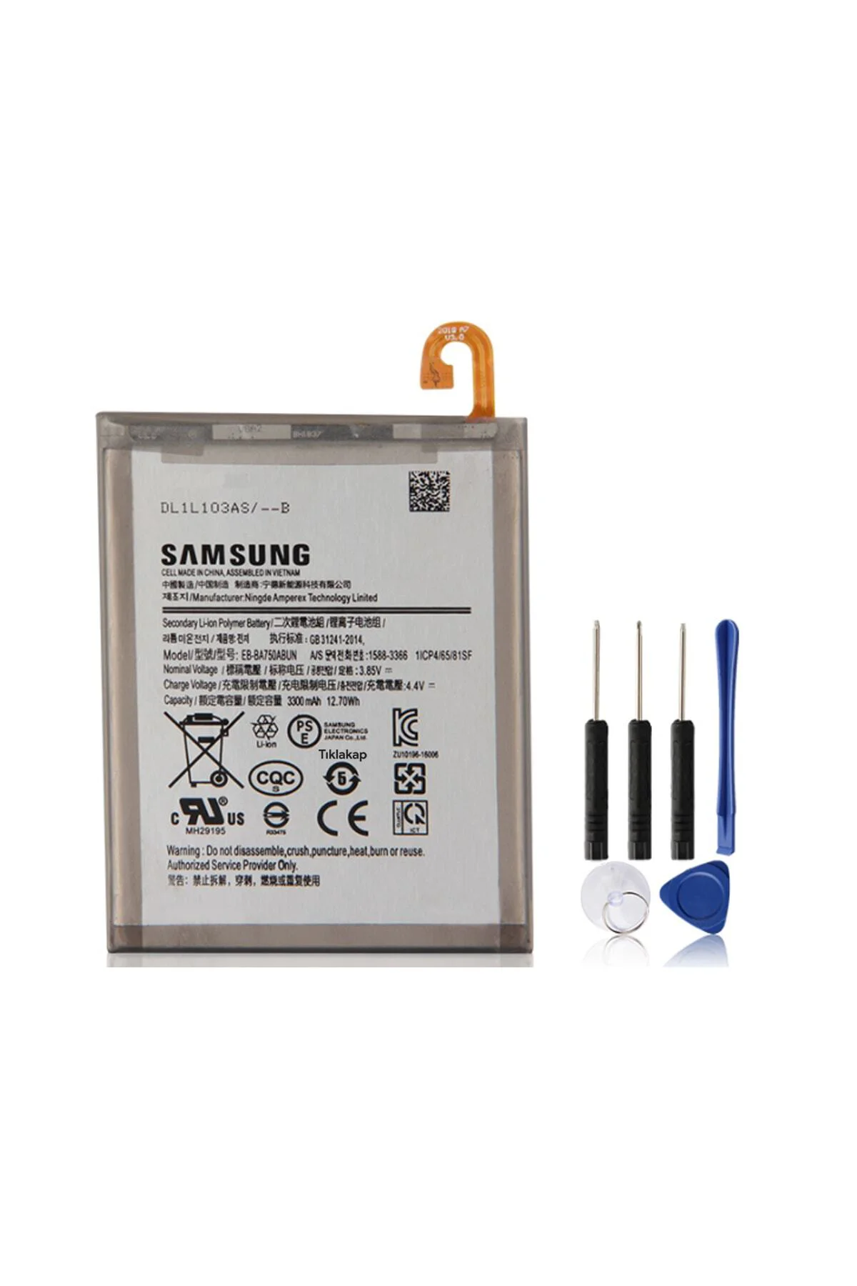 Samsung Galaxy A7 2018 Batarya Pil Eb-ba750abu Ve Tamir Seti