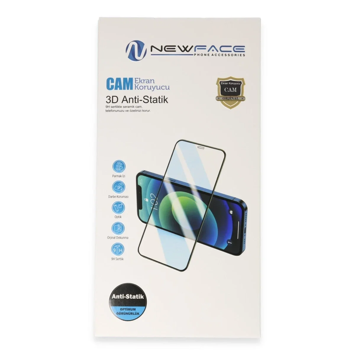 Samsung Galaxy A70 3D Antistatik Cam Ekran Koruyucu