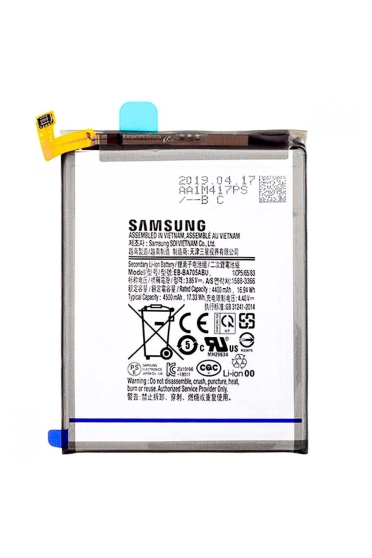 Samsung Galaxy A70 A705f Pil Batarya Eb-ba705abu 4400 Mah