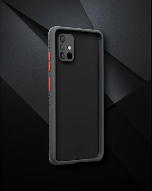 Samsung Galaxy A71 Kılıf Miami Şeffaf Silikon - Siyah Samsung Galaxy A71 Kılıf Miami Şeffaf Silikon - Siyah