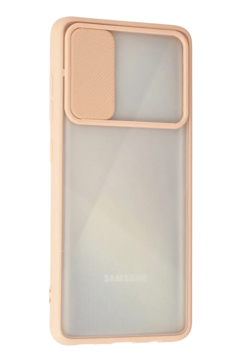 Samsung Galaxy A71 Kılıf Palm Buzlu Kamera Sürgülü Silikon - Pembe Fiyatı, Yorumları ve Özellikleri