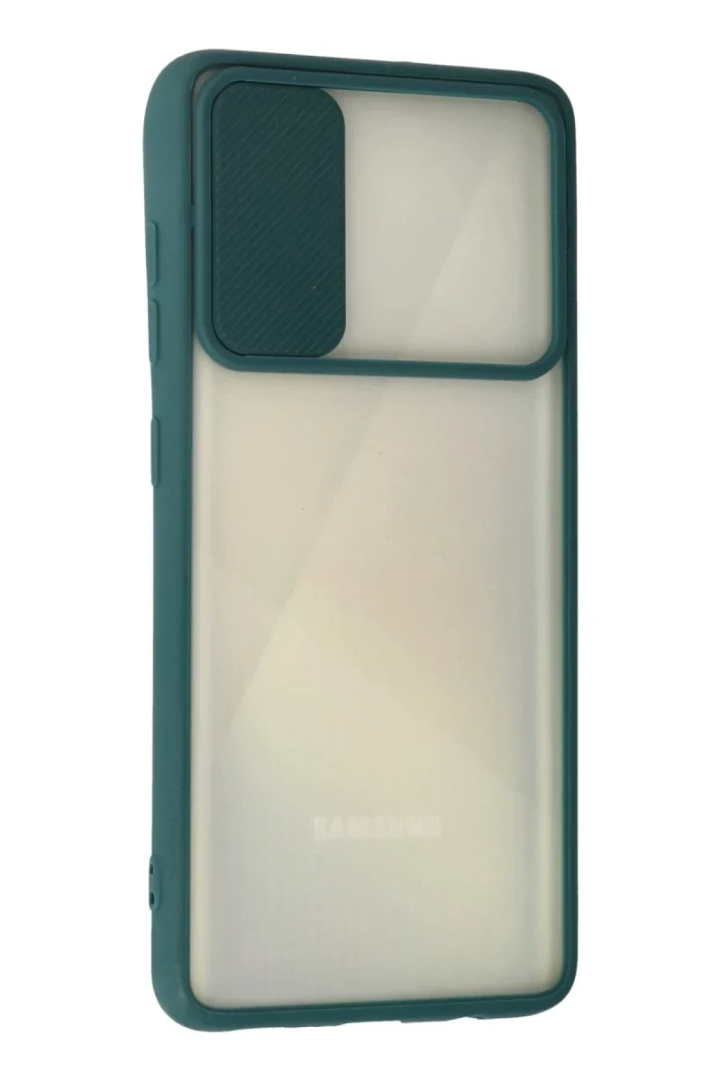 Samsung Galaxy A71 Kılıf Palm Buzlu Kamera Sürgülü Silikon - Yeşil Fiyatı, Yorumları ve Özellikleri