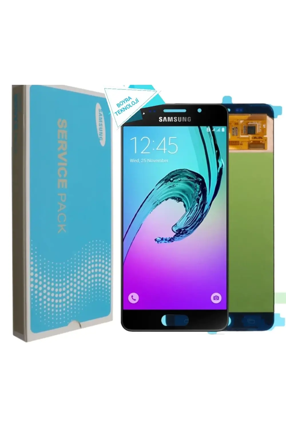 Boyra Teknoloji Samsung Galaxy A710 Lcd A7 2016 Ekran Dokunmatik Beyaz
