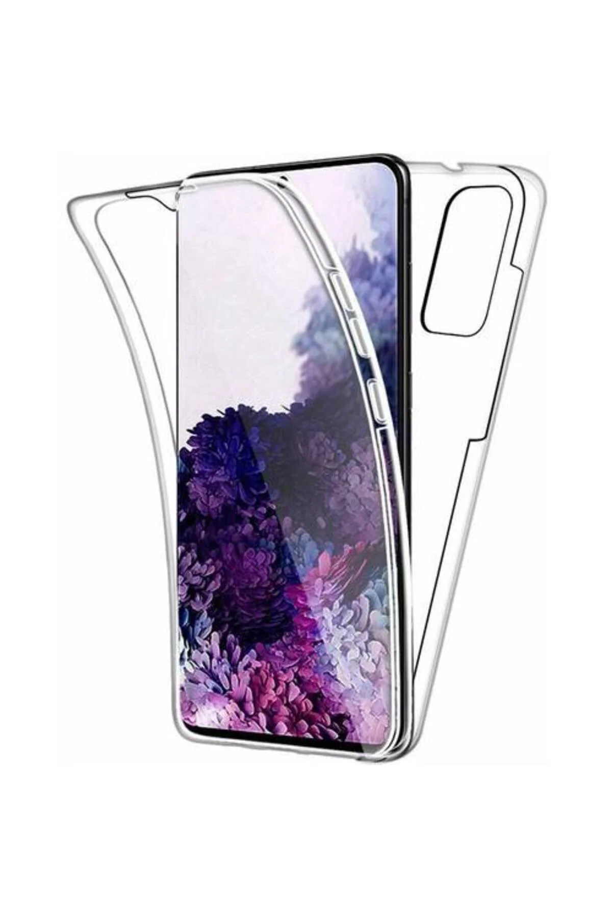 Samsung Galaxy A72 Çift Taraflı Silikon Kılıf Şeffaf