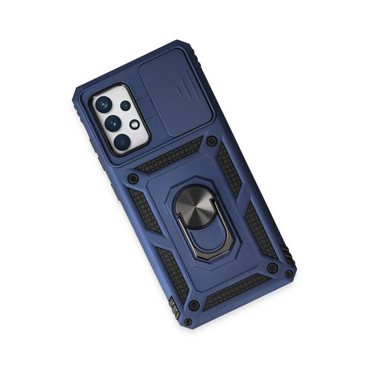 Samsung Galaxy A72 ile Uyumlu Pars Lens Yüzüklü Silikon Kılıf - Lacivert Fiyatı, Yorumları ve Özellikleri