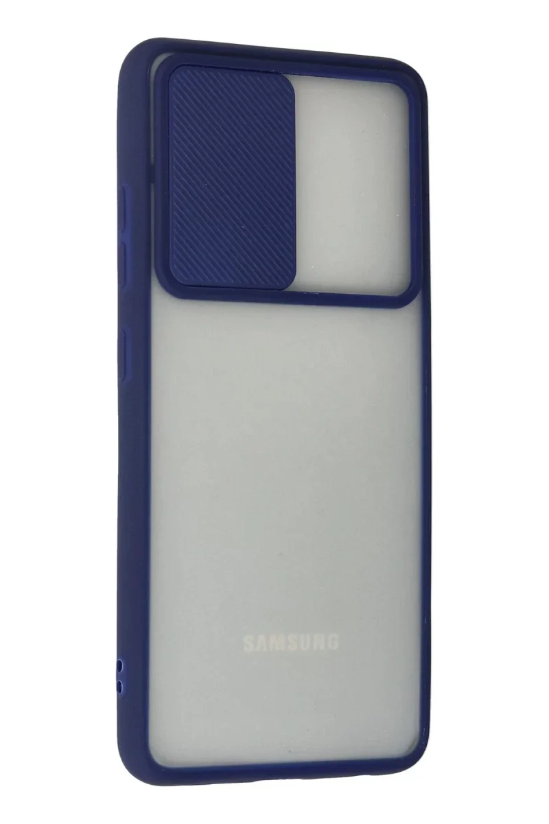 Samsung Galaxy A72 Kılıf Palm Buzlu Kamera Sürgülü Silikon - Lacivert Fiyatı, Yorumları ve Özellikleri