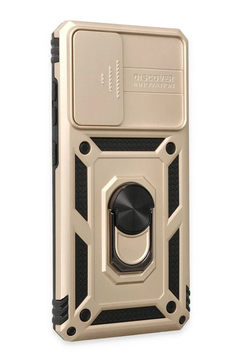 Samsung Galaxy A72 Kılıf Pars Lens Yüzüklü Silikon - Gold Fiyatı, Yorumları ve Özellikleri