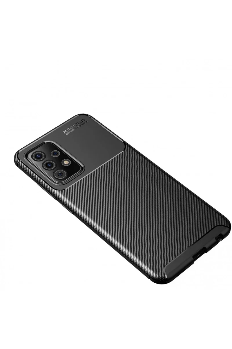 Samsung Galaxy A72 Kılıf Auto Focus Karbon Kapak - Siyah Fiyatı, Yorumları ve Özellikleri