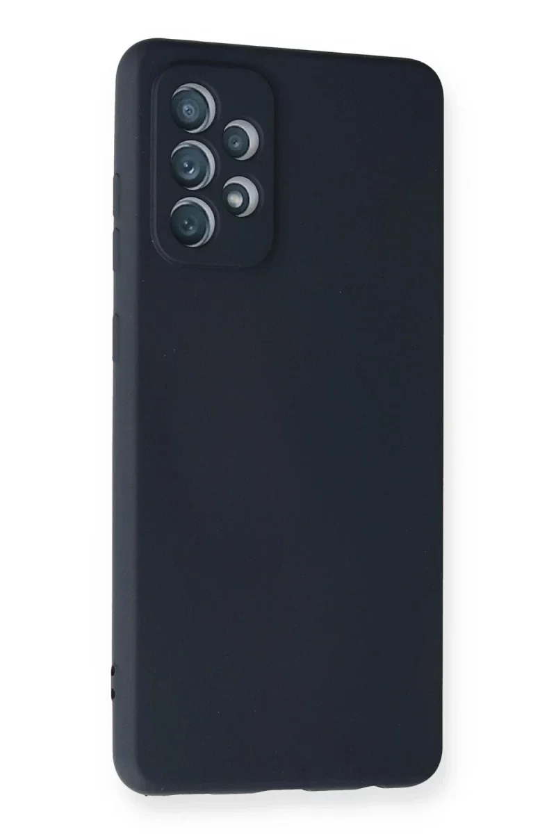 Samsung Galaxy A72 Kılıf Nano içi Kadife Silikon - Lacivert Samsung Galaxy A72 Kılıf Nano içi Kadife Silikon - Lacivert