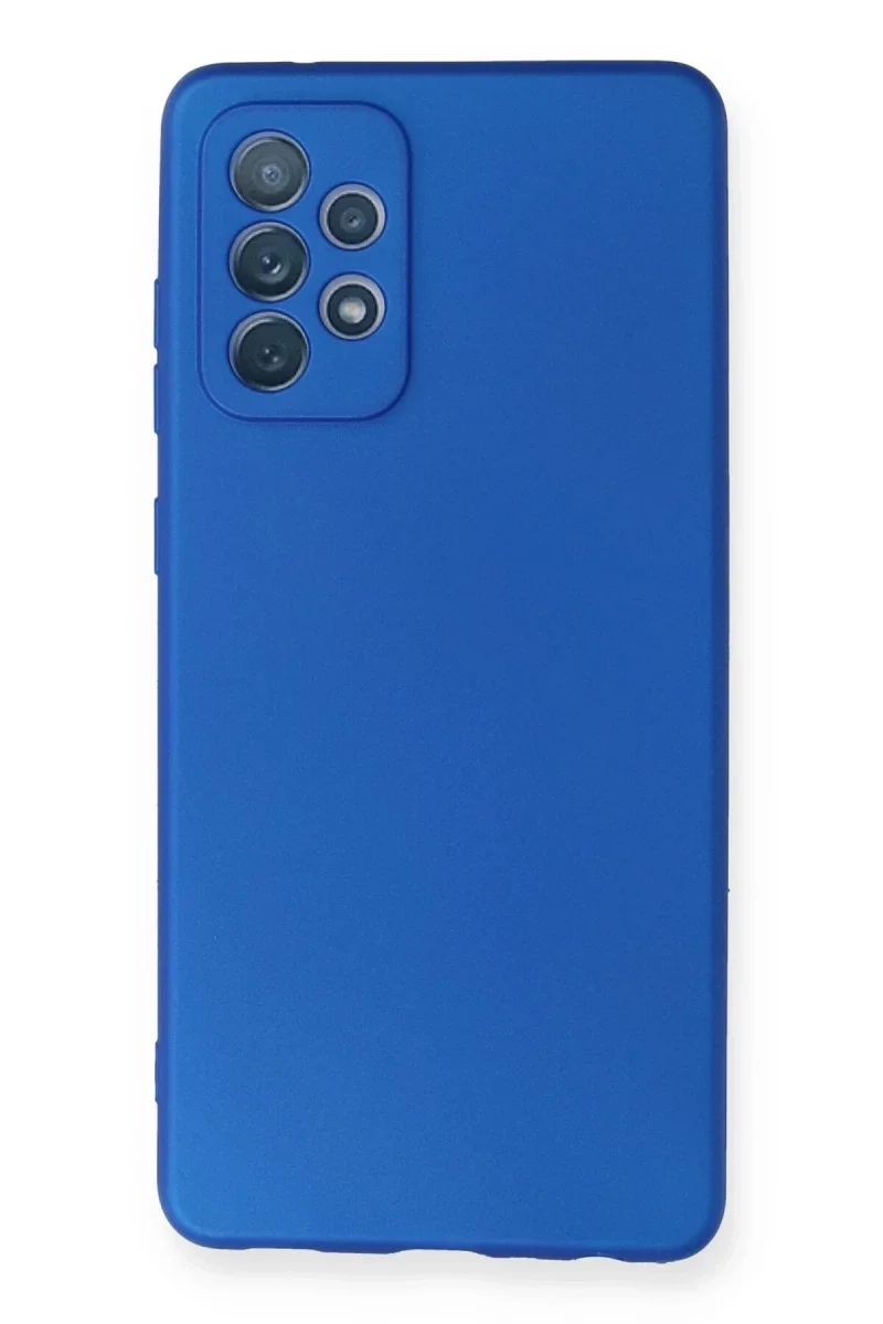 Samsung Galaxy A72 Kılıf First Silikon - Mavi Samsung Galaxy A72 Kılıf First Silikon - Mavi