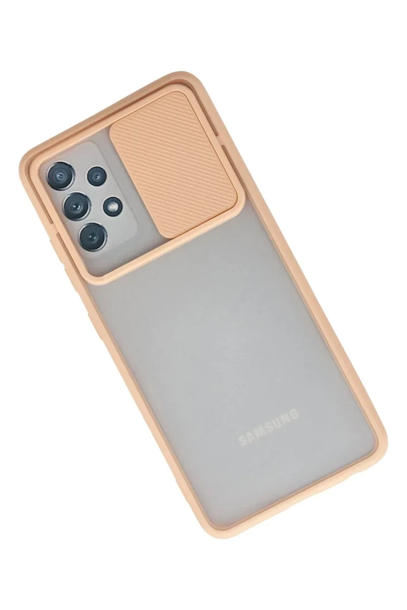 Samsung Galaxy A72 Kılıf Palm Buzlu Kamera Sürgülü Silikon - Pembe Fiyatı, Yorumları ve Özellikleri