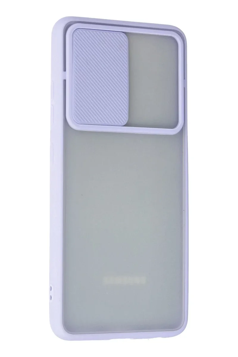 Samsung Galaxy A72 Kılıf Palm Buzlu Kamera Sürgülü Silikon - Lila Fiyatı, Yorumları ve Özellikleri