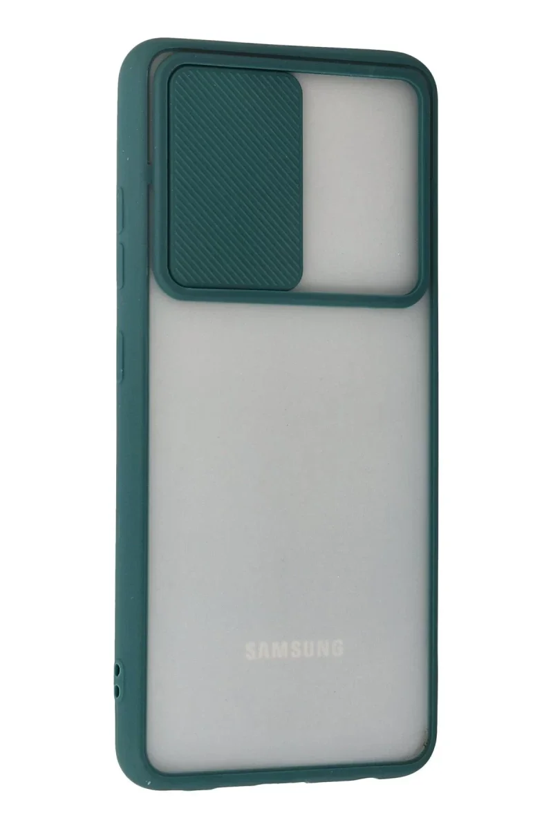 Samsung Galaxy A72 Kılıf Palm Buzlu Kamera Sürgülü Silikon - Yeşil Fiyatı, Yorumları ve Özellikleri