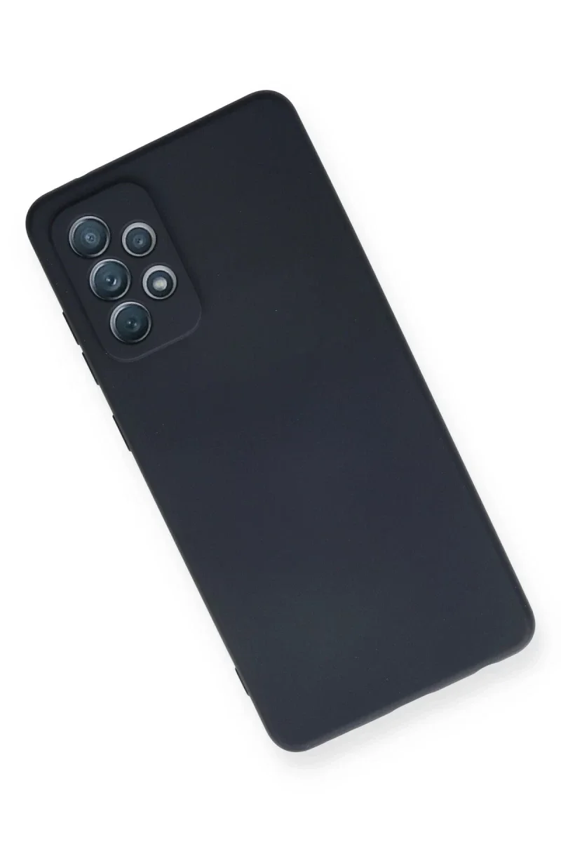 Samsung Galaxy A72 Kılıf Nano içi Kadife Silikon - Lacivert Samsung Galaxy A72 Kılıf Nano içi Kadife Silikon - Lacivert