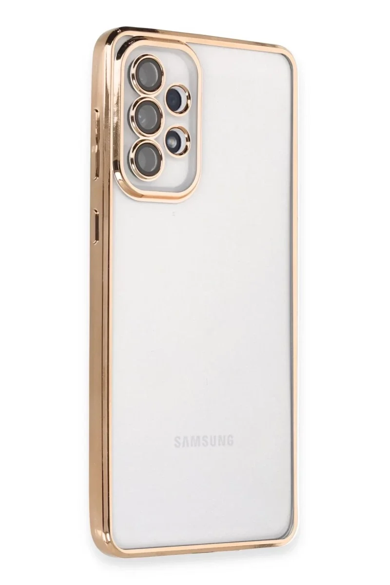 Samsung Galaxy A73 5G Kılıf Razer Lensli Silikon - Gold Fiyatı, Yorumları ve Özellikleri