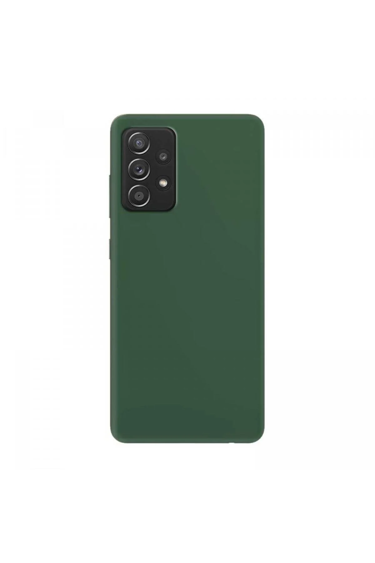 Samsung Galaxy A73 İnce Mat Silikon Kılıf Haki