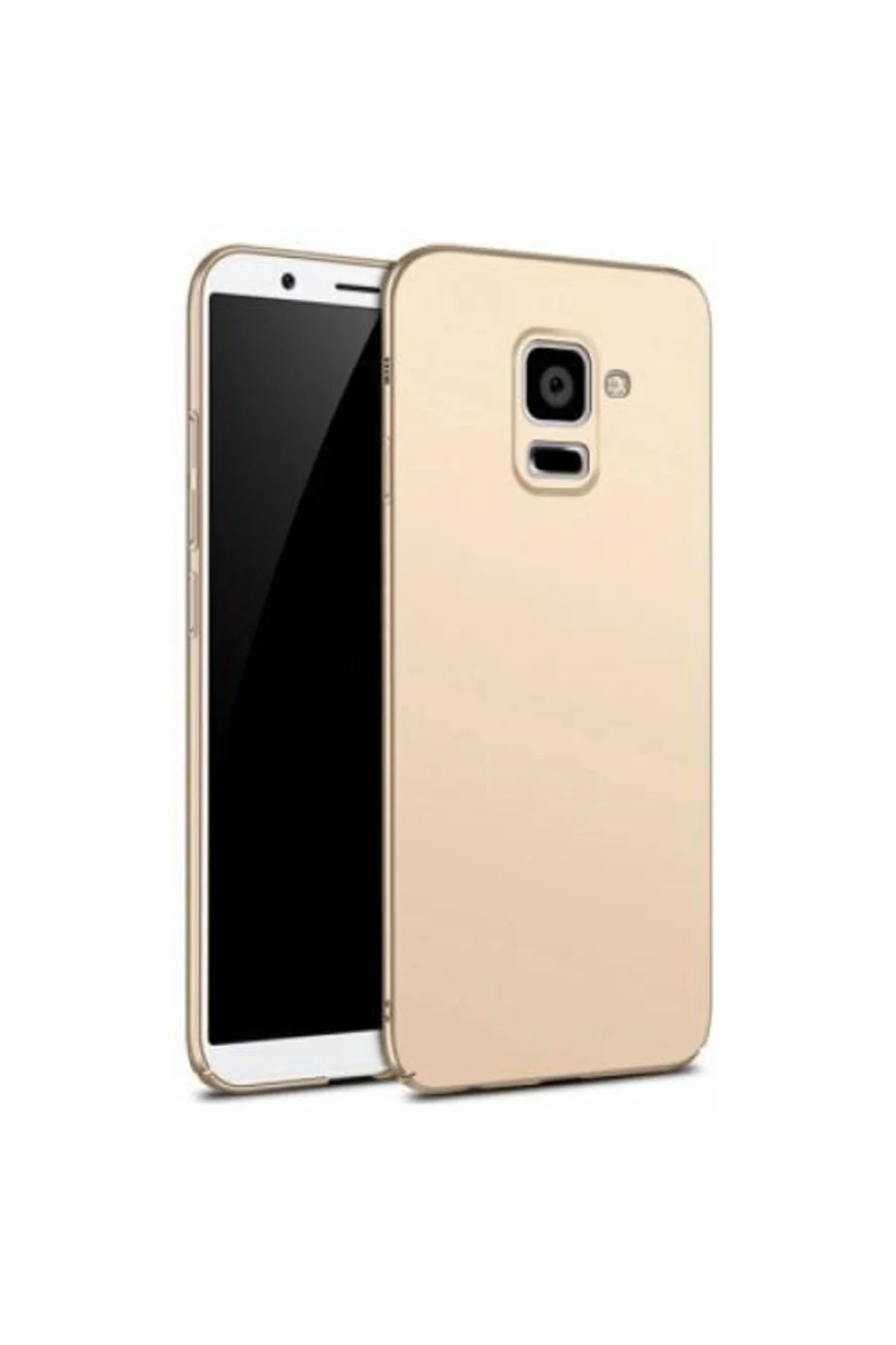 Samsung Galaxy A8 2018 (A530) Premium Silikon Kılıf Gold