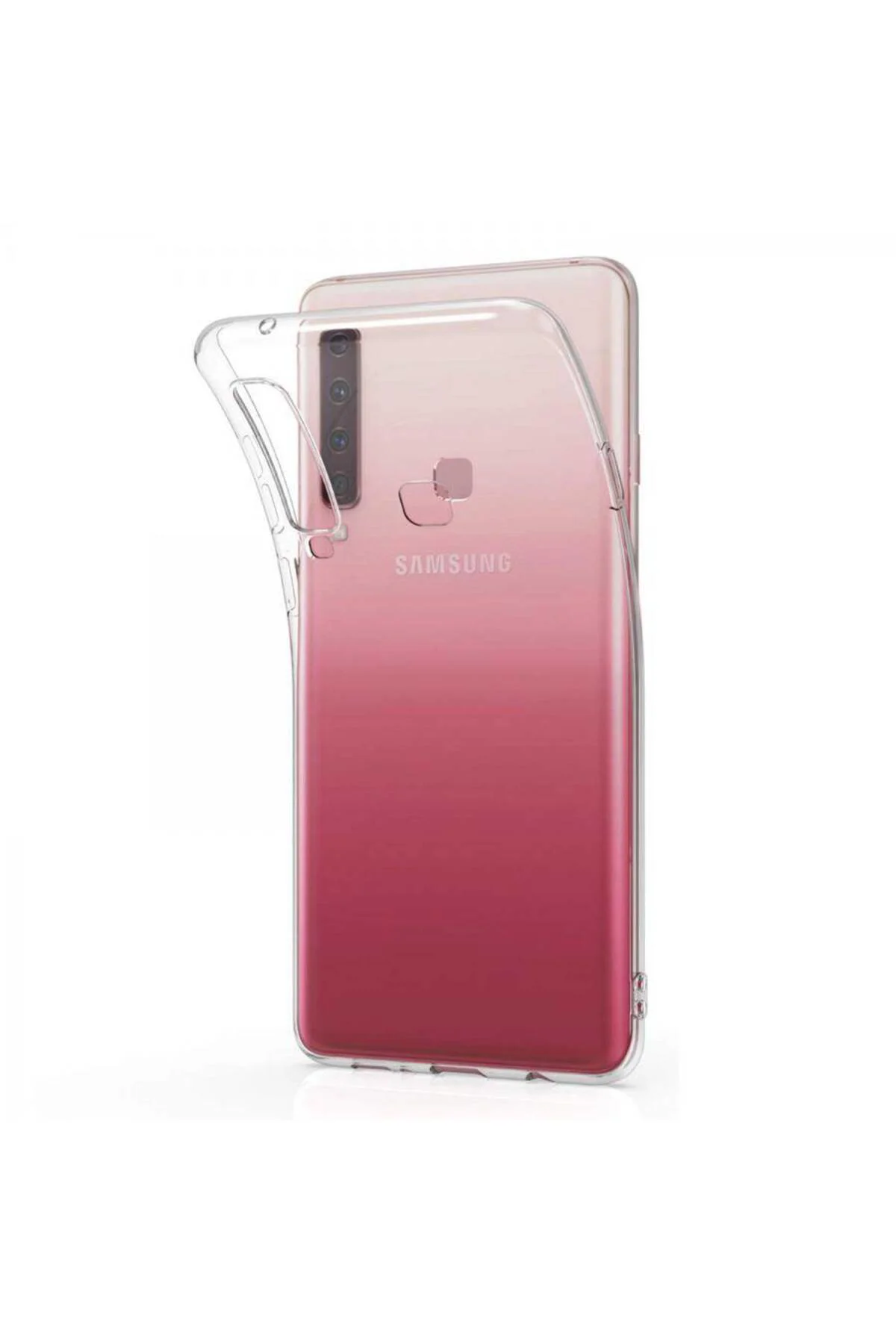 Samsung Galaxy A9 2018 2.0 MM Korumalı Silikon Kılıf Şeffaf