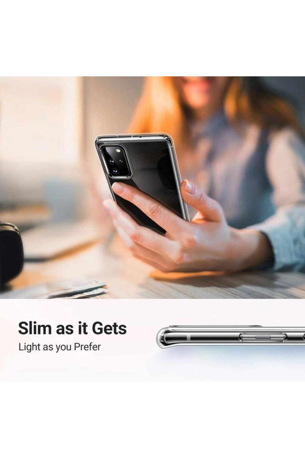 Samsung Galaxy A9 2018 2.0 MM Korumalı Silikon Kılıf Şeffaf