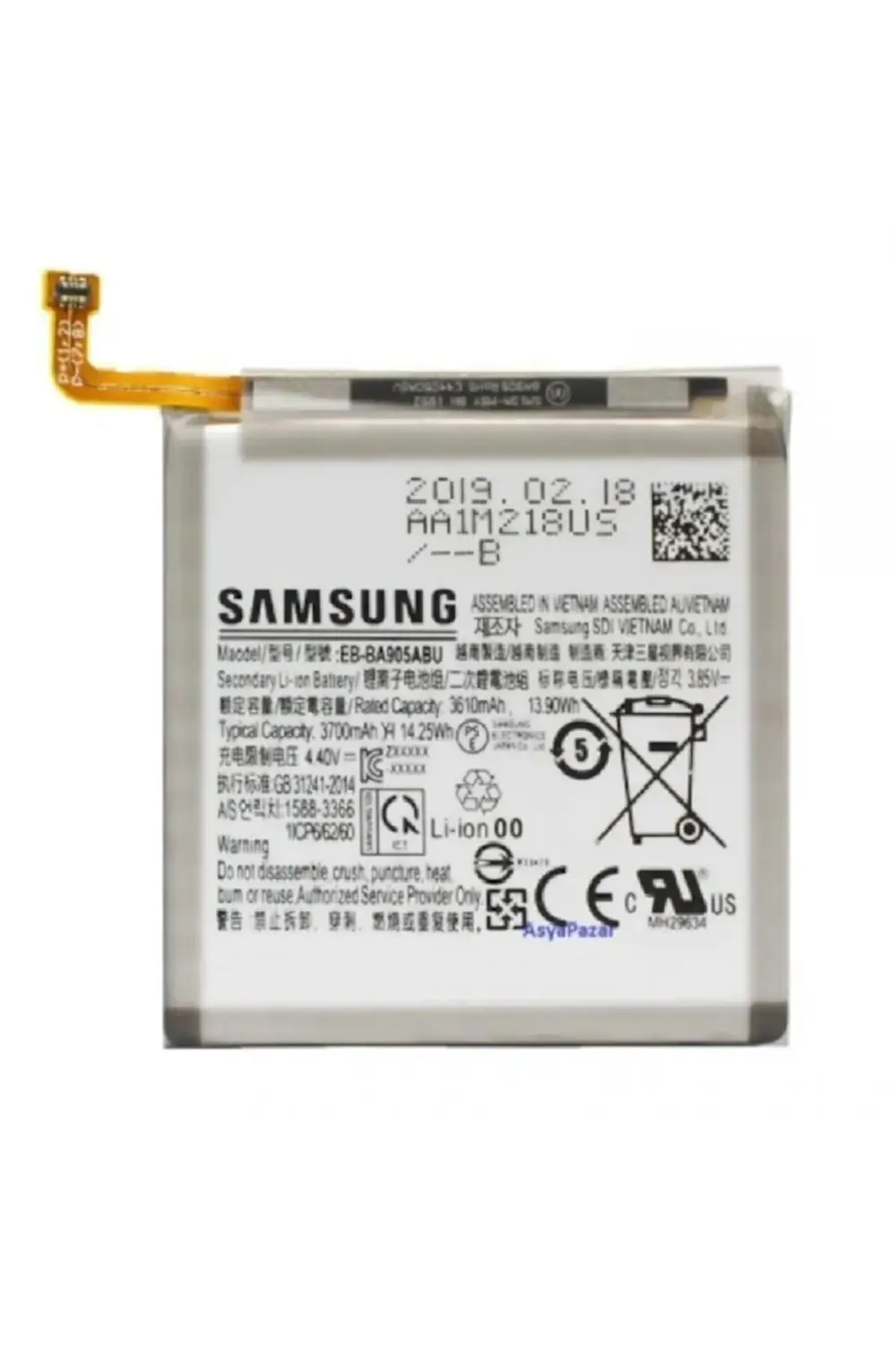 Samsung Galaxy A90 2019 Pil Batarya Eb-ba905abu 3610 Mah