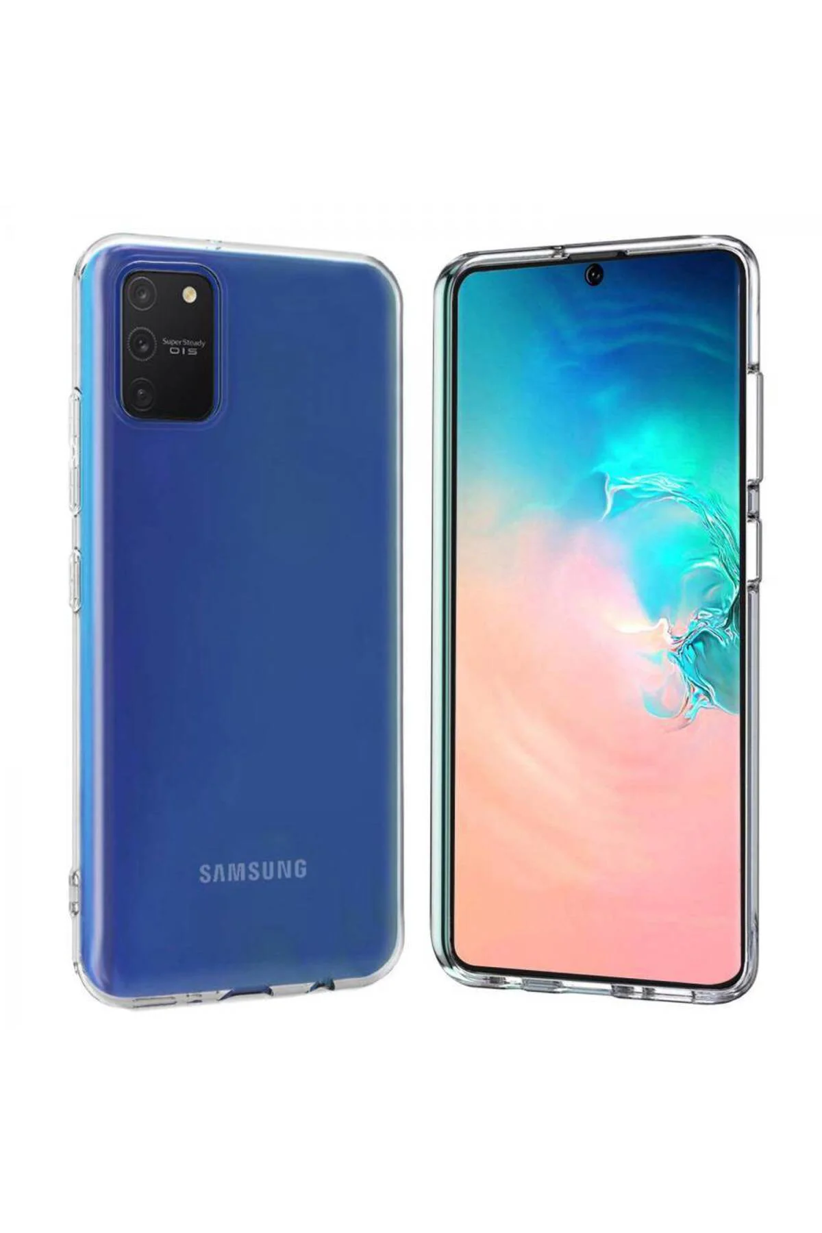 Samsung Galaxy A91 2.0 MM Korumalı Silikon Kılıf Şeffaf
