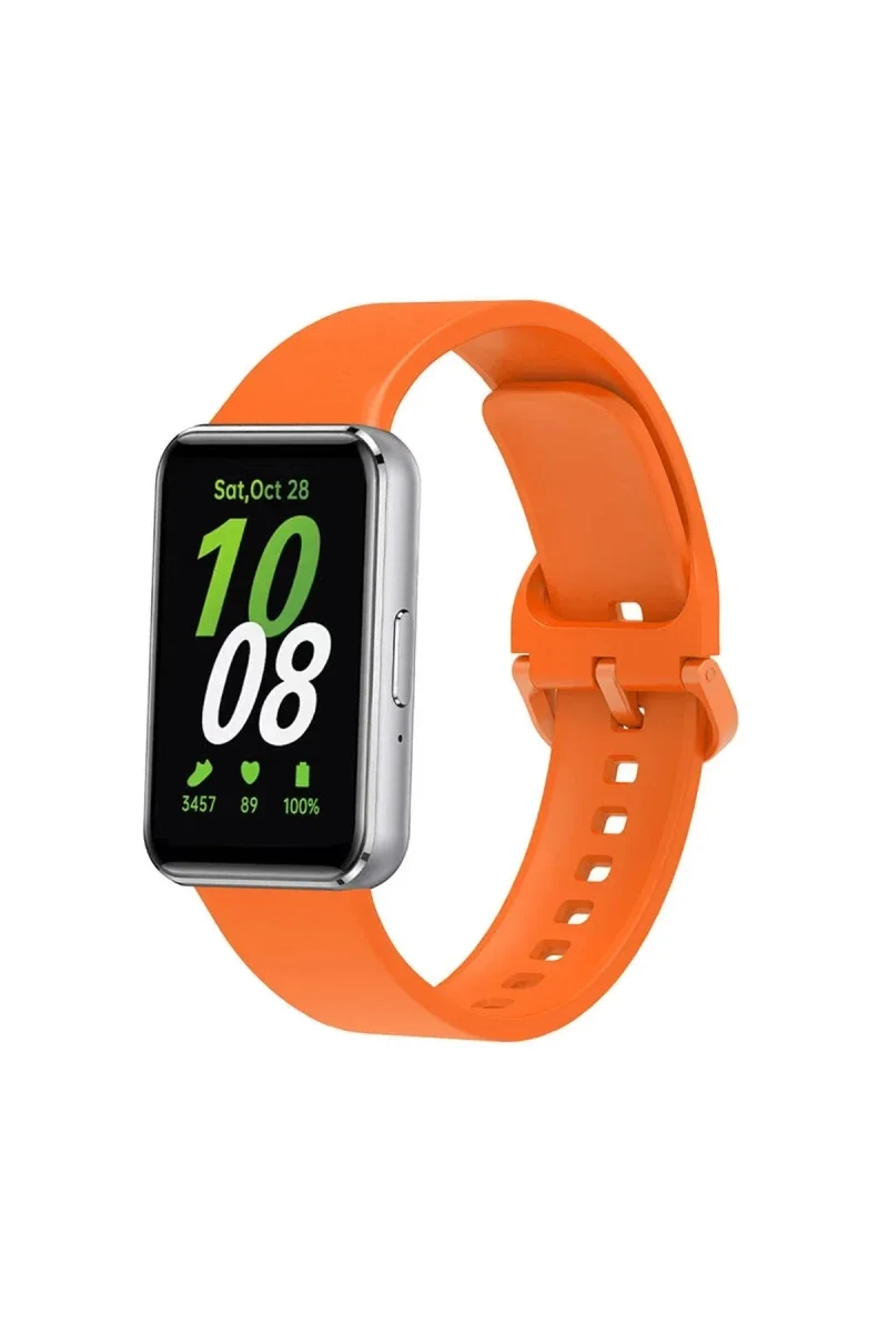 Samsung Galaxy Fit 3 Klasik Kordon - Turuncu Samsung Galaxy Fit 3 Klasik Kordon - Turuncu
