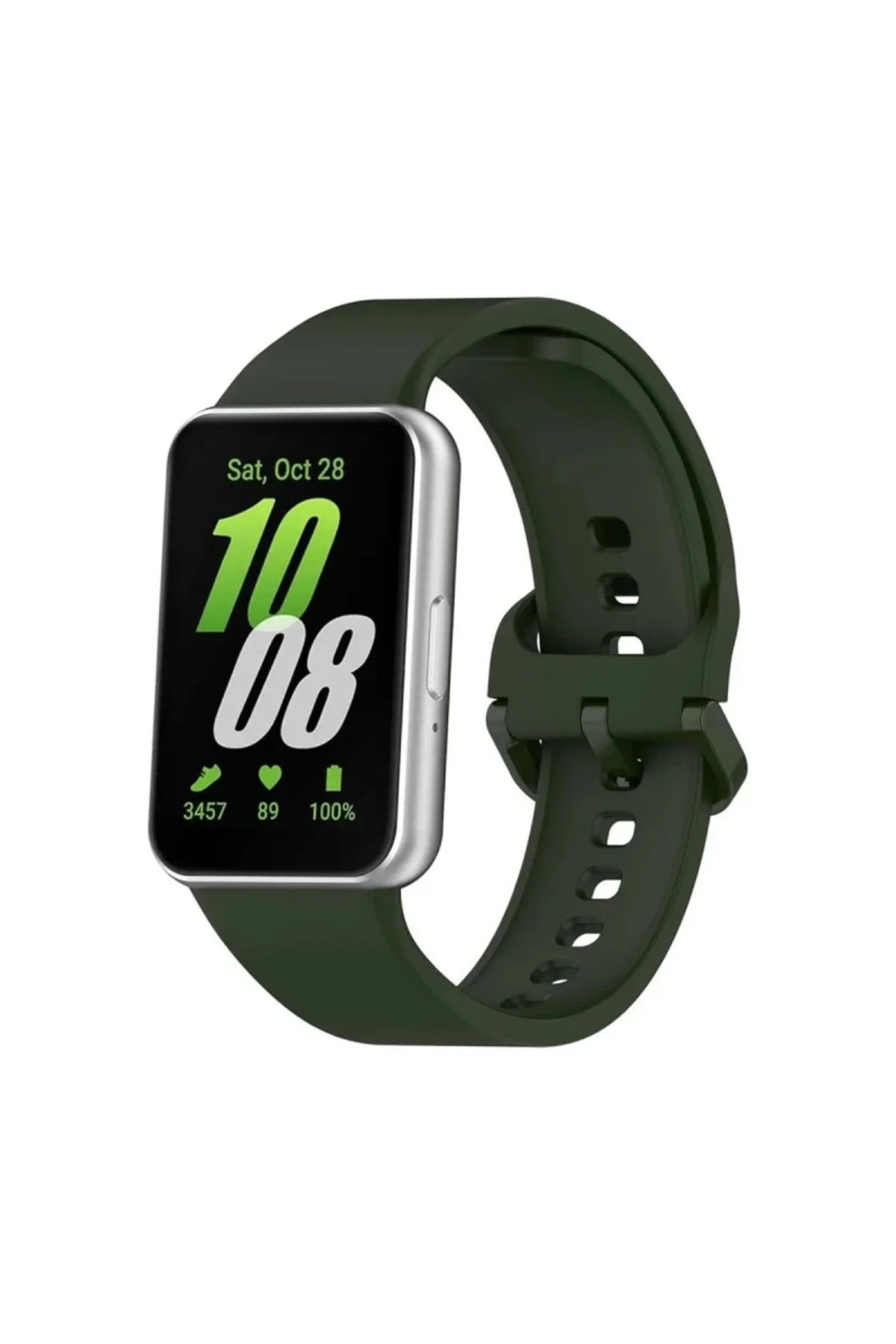 Samsung Galaxy Fit 3 Klasik Kordon - Haki Yeşil Samsung Galaxy Fit 3 Klasik Kordon - Haki Yeşil