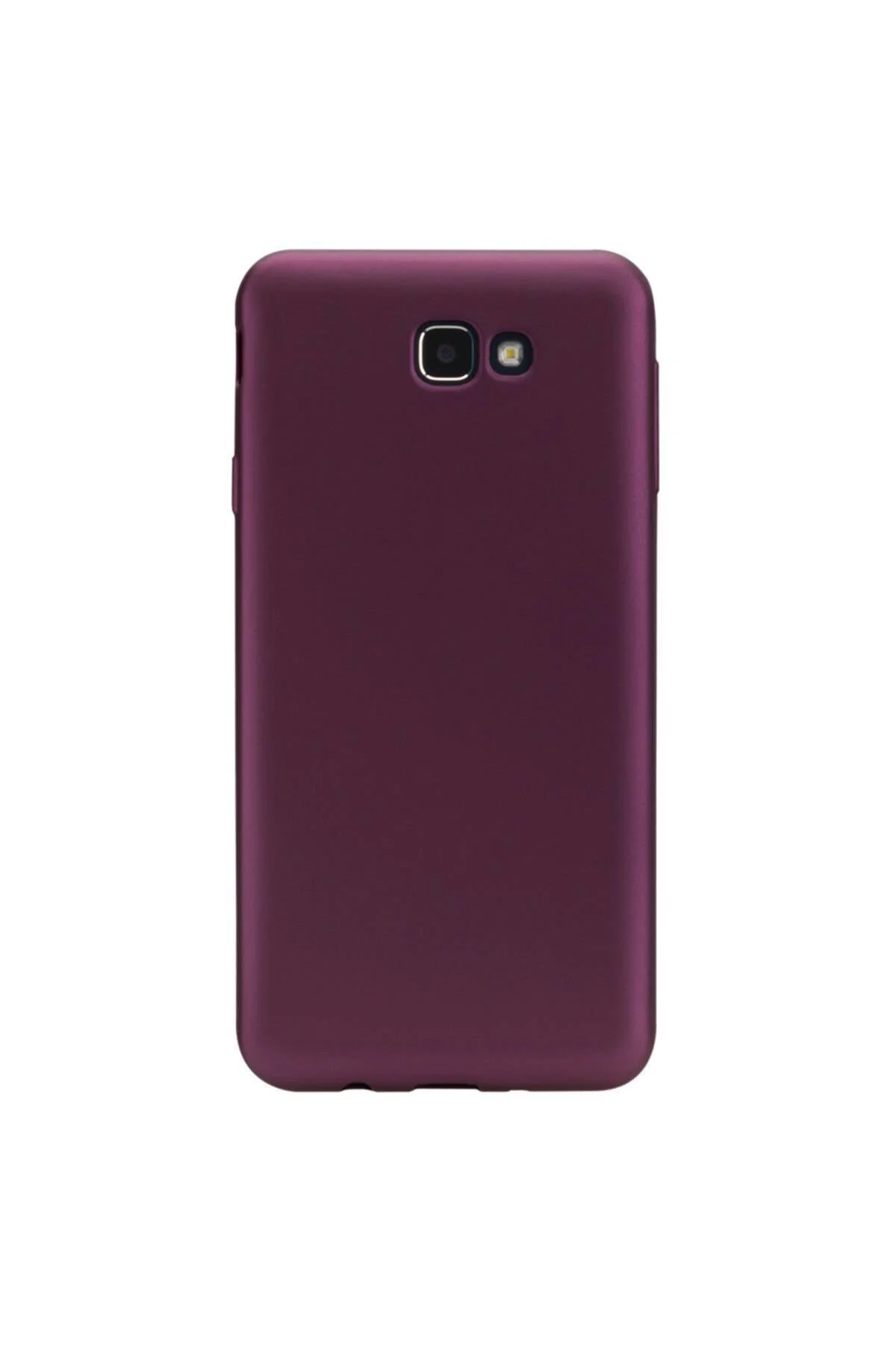 Samsung Galaxy J5 Prime Premium Silikon Kılıf Bordo