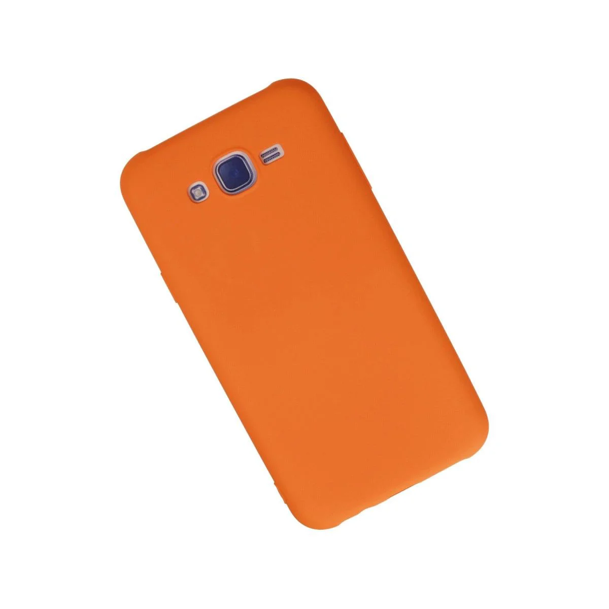 Samsung Galaxy J7 ile Uyumlu Nano İçi Kadife Silikon Kılıf - Turuncu Fiyatı, Yorumları ve Özellikleri