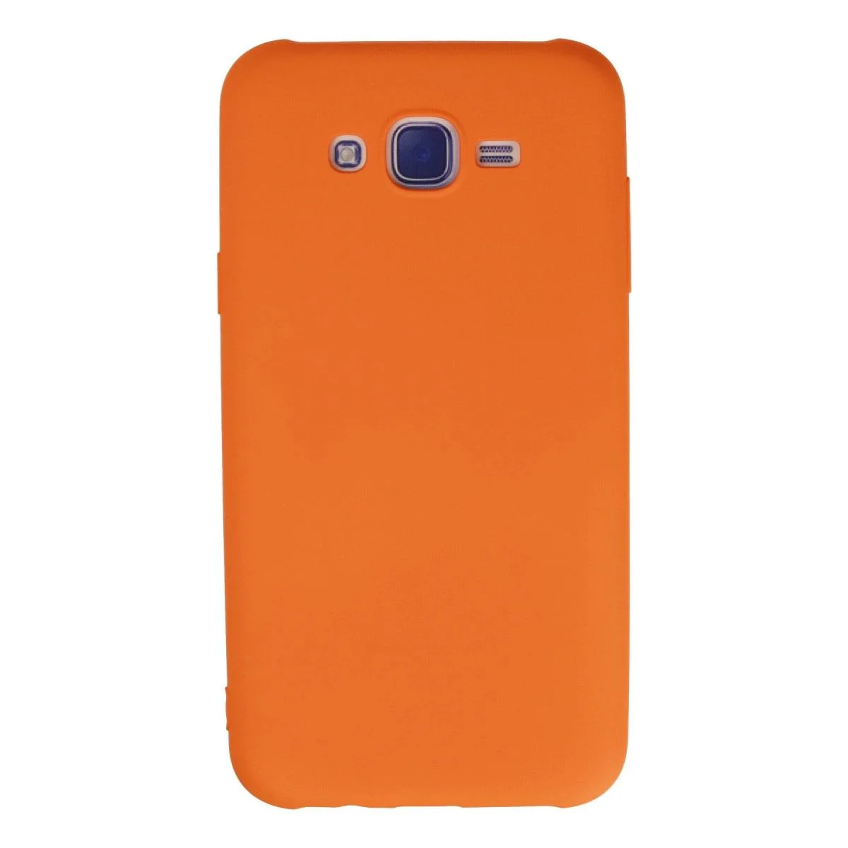 Samsung Galaxy J7 ile Uyumlu Nano İçi Kadife Silikon Kılıf - Turuncu Fiyatı, Yorumları ve Özellikleri