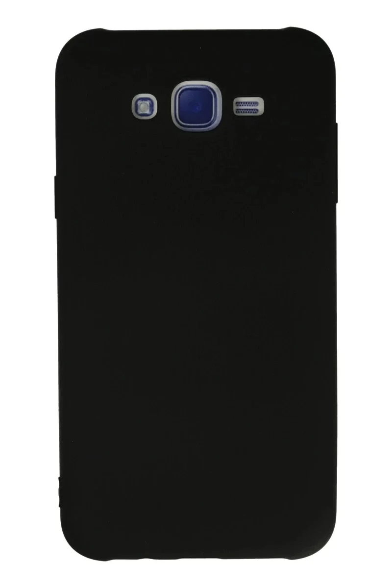 Samsung Galaxy J7 Kılıf Nano içi Kadife Silikon - Siyah Samsung Galaxy J7 Kılıf Nano içi Kadife Silikon - Siyah