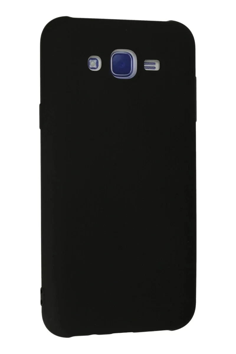 Samsung Galaxy J7 Kılıf Nano içi Kadife Silikon - Siyah Samsung Galaxy J7 Kılıf Nano içi Kadife Silikon - Siyah