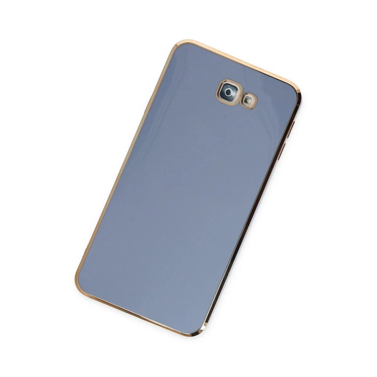 Samsung Galaxy J7 Prime ile Uyumlu Volet Silikon Kılıf - Mavi Samsung Galaxy J7 Prime ile Uyumlu Volet Silikon Kılıf - Mavi