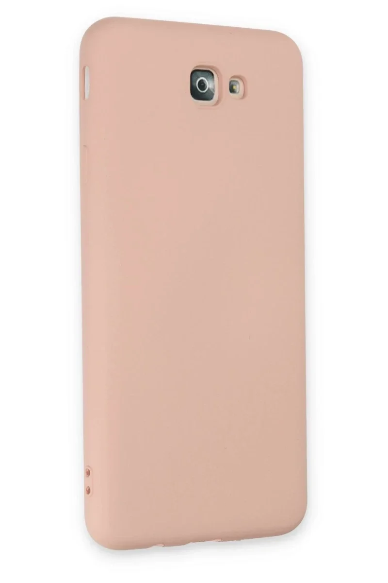 Samsung Galaxy J7 Prime Kılıf Nano içi Kadife Silikon - Pudra Samsung Galaxy J7 Prime Kılıf Nano içi Kadife Silikon - Pudra