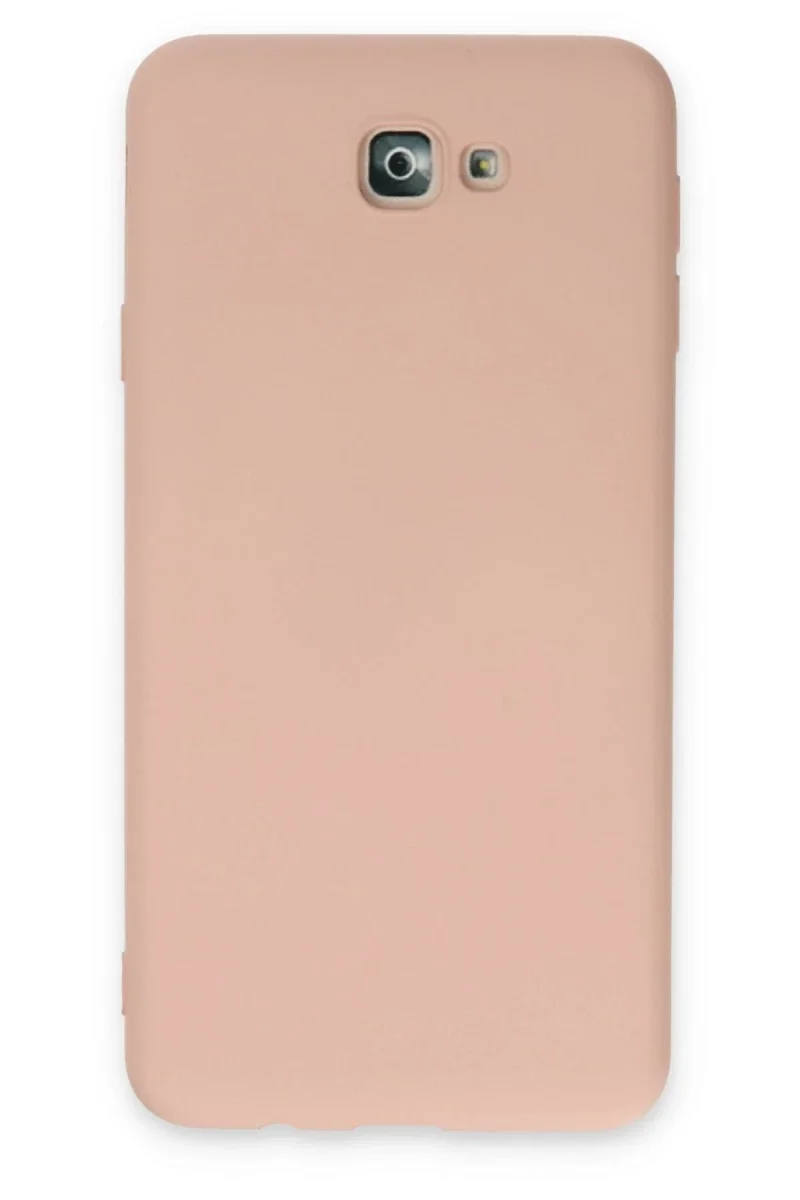Samsung Galaxy J7 Prime Kılıf Nano içi Kadife Silikon - Pudra Samsung Galaxy J7 Prime Kılıf Nano içi Kadife Silikon - Pudra