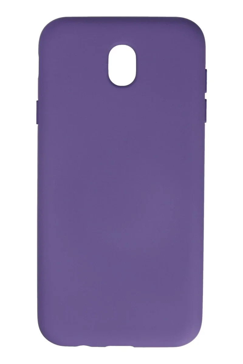 Samsung Galaxy J7 Pro / J730 Kılıf Nano içi Kadife Silikon - Mor Samsung Galaxy J7 Pro / J730 Kılıf Nano içi Kadife Silikon - Mor