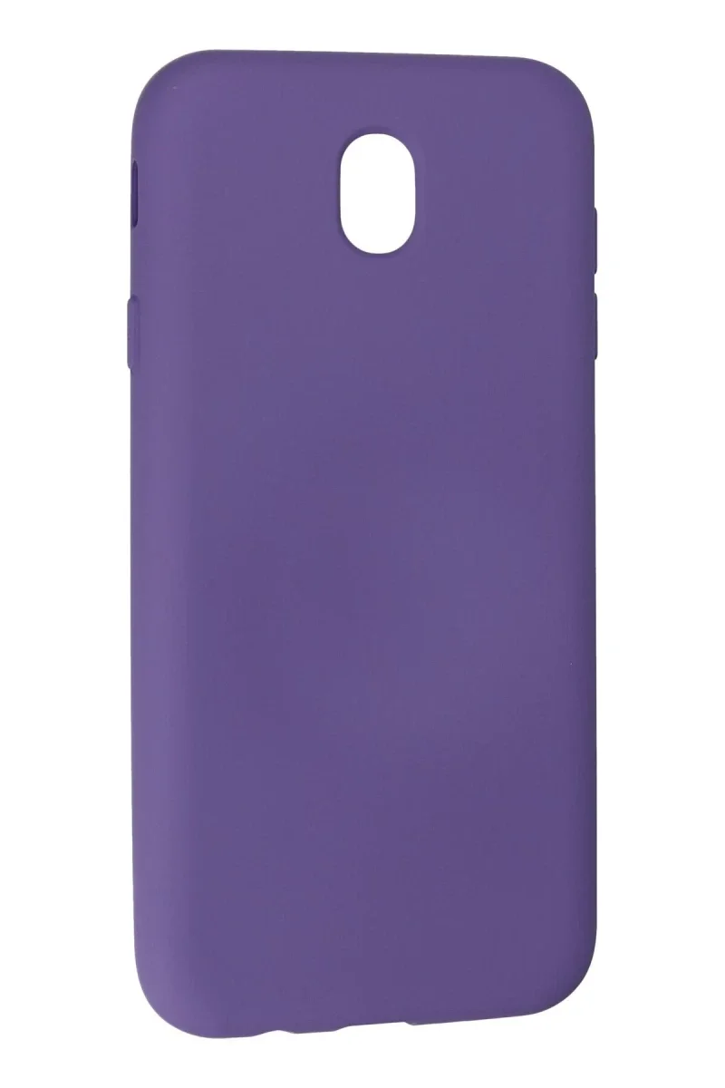 Samsung Galaxy J7 Pro / J730 Kılıf Nano içi Kadife Silikon - Mor Samsung Galaxy J7 Pro / J730 Kılıf Nano içi Kadife Silikon - Mor